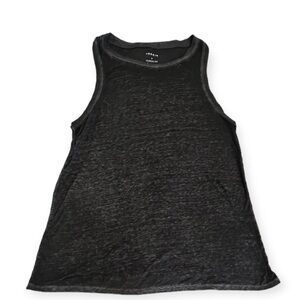 Torrid Black Sleeveless‎  Polyester Rayon Cotton Tank Top Torrid Size 0 ( 12/LG)